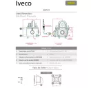 PTO IVECO oldalsó rögzítés, jobb, 1:1,13, 2870.9