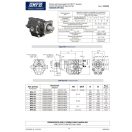 Pompă hidraulică cu roți dințate OMFB TANDEM ISO 51 d
