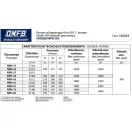 Pompă hidraulică cu roți dințate OMFB TANDEM ISO 61 d
