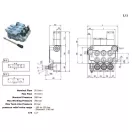 Distribuitor hidraulic FM55/1 1/2" 1P SE