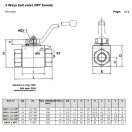 HIDRAULIKUS CSAP 2-UTAS 1/4"