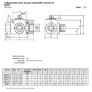 Robinet distribuitor hidraulic 3/2 3/8"