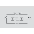 Supapă de sens dublă pilotată OM VBPDE 1/4" L