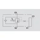 Supapă de frână overcenter OM VBCD 1/2" SE FL
