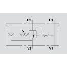 Supapă de frână overcenter OM VBCD 1/2" SE