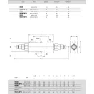 Supapă de frână overcenter dublă OM VBCD 3/4" DE