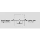 Supapă de reglare a debitului OM VRFU 90° 1/2"