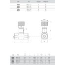 Supapă de reglare fină a debitului OM VRFB 90° 1/2"