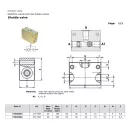 Supapă shuttle hidraulică (selectoare) 3/8"