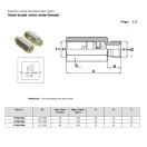 Supapă de siguranță la rupere de furtun hidraulică 1/4" KB